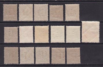 Tangier 1938 - Tanger - Edifil 96/107 sans 106 et 96hi/101hi