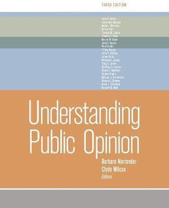 Understanding Public Opinion 9780872899810 Barbara Norrander, Boeken, Taal | Engels, Gelezen, Verzenden