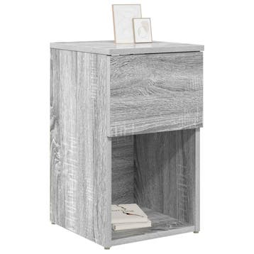 vidaXL Bedkast 2 st Grijs Sonoma 29 x 31,5 x 49 cm Bewerkt, Verzenden, Nieuw