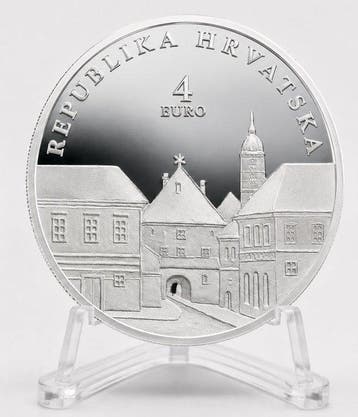 Kroatië. 4 Euro 2026 – August Šenoa – 1 oz Silver coin – 4