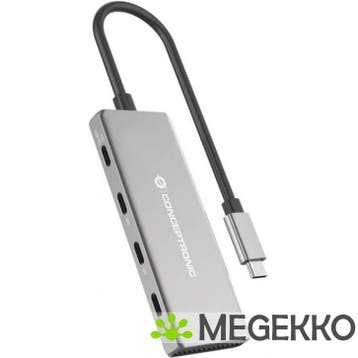 Conceptronic HUBBIES16G interface hub USB 3.2 Gen 2 (3.1 Gen, Computers en Software, Verzenden, Nieuw