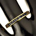 Ring - 18 karaat Geel goud Saffier, Handtassen en Accessoires, Ringen, Nieuw
