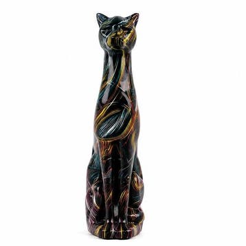 Decoratief ornament - Abstract Leopard Sculpture Handcrafted