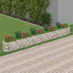 vidaXL Gabion plantenbak verhoogd 540x50x50 cm, Verzenden, Nieuw