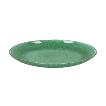 Pomax TREILLE Dinerbord - Steengoed - Ø 27,5 cm - Groen, Verzenden, Nieuw
