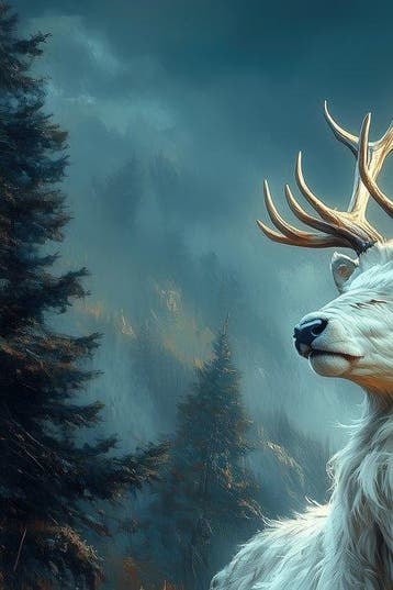 CoCo - Majestic Stag in the Mountains - XXL