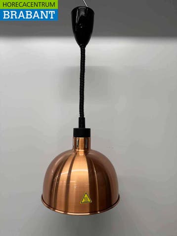 HCB Warmtelamp Warmhoudlamp Half rond Brons 290 mm 250 watt, Ophalen of Verzenden