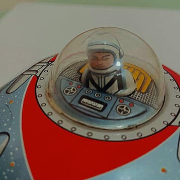 T.T. Tada Toys - Blikken speelgoed - Space Patrol -