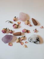 Peacefull cadeauset - maansteen, amethist en rozenkwarts, Ophalen of Verzenden, Nieuw
