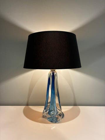 Val Saint Lambert - Lampe de table - Radia - Cristal
