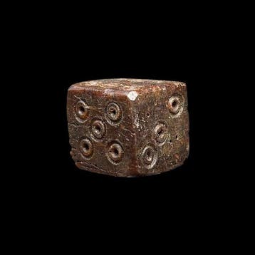 Oud-Romeins, Keizerrijk Been dobbelsteen - Ancient Roman