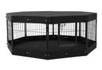 MaxxPet Hondenren - Puppyren met 8 Kennelpanelen - Staal..., Dieren en Toebehoren, Ophalen of Verzenden, Nieuw