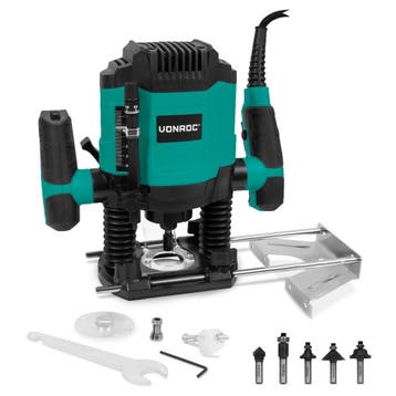 Bovenfrees 1200W – 6-8mm | Incl. 6-delige freesset, Verzenden, Nieuw