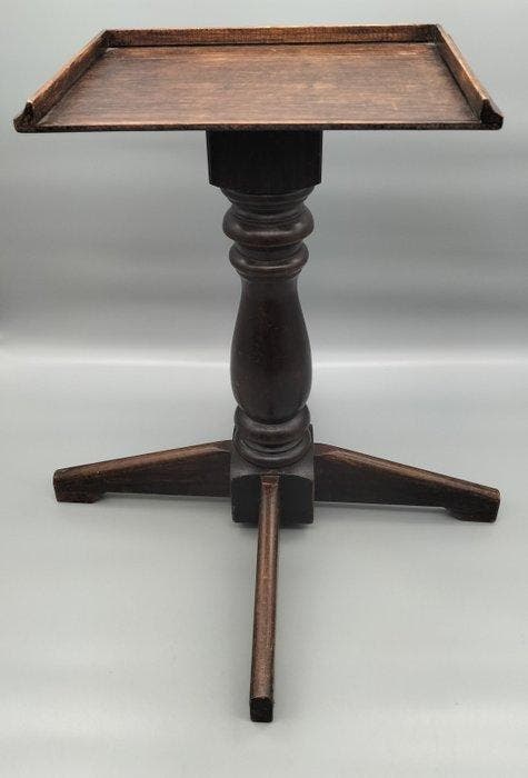 Bijzettafel - Antiek telefoon/ lampen tafeltje - Hout, Antiek en Kunst, Curiosa en Brocante