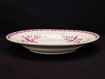 Meissen - Bord - Antiker Speiseteller Ø 24,0 cm Gebrochener, Antiek en Kunst