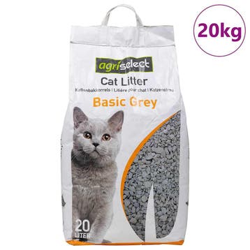 vidaXL Kattenbakvulling met babypoeder geur Bentoniet 20L, Verzenden