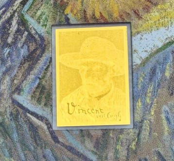Tsjaad. 3000 Francs Vincent Van Gogh, muy raro, oro 1/1000