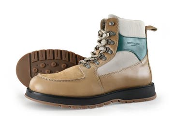 Scotch &amp; Soda Veterboots in maat 45 Geel, Kleding | Heren, Schoenen, Overige kleuren, Verzenden, Boots, Zo goed als nieuw