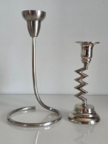 Georg Jensen „Swing” + wiecznik Postmodern Memphis – Dania,