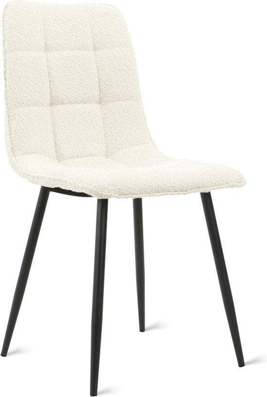 2dekans | Multifurn Eetkamerstoel - Boucléstof & Foam -, Maison & Meubles, Chaises, Enlèvement ou Envoi