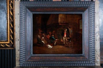 Adriaen van Ostade (1610-1685), Kring van - Taverne Tafereel