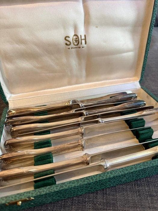 SOH Paris - Bestekset voor 12 personen (36) - Art déco -, Antiquités & Art, Antiquités | Meubles | Tables
