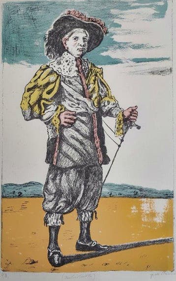 Giorgio De Chirico (1888-1978) - Autoritratto in costume