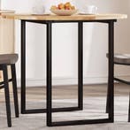 vidaXL Tafelblad rond Ø 90x2 cm massief acaciahout, Verzenden, Nieuw