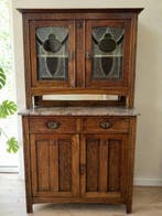 Hoog dressoir - Eik - Buffetkast Art Deco