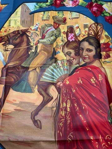 Ruano Llopis - Cartel Grande Toros de Granada - 157x110 cm.