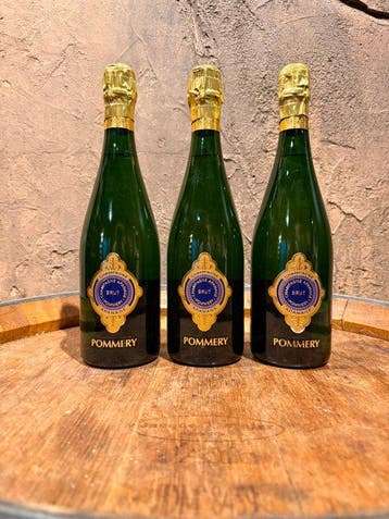 Pommery, Apanage 1874 - Champagne Brut - 3 Bouteille (0,75, Nieuw