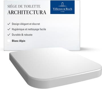 Abattant WC rectangulaire Duroplast - Seconde chance - 34..., Bricolage & Construction, Verzenden