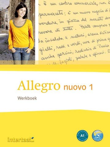 1 Allegro Nuovo Werkboek | Anna Mandelli-Nadia Nuti | Nieuw, Boeken, Verzenden, Nieuw, Anna Mandelli-Nadia Nuti