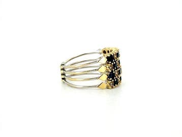 Sans prix de réserve - Bague - 18 carats Or jaune, Or blanc