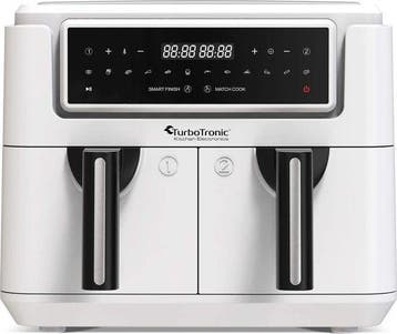 2dekans | TurboTronic AF118 Dubbele Airfryer XXL - Digitale, Ophalen of Verzenden, Nieuw