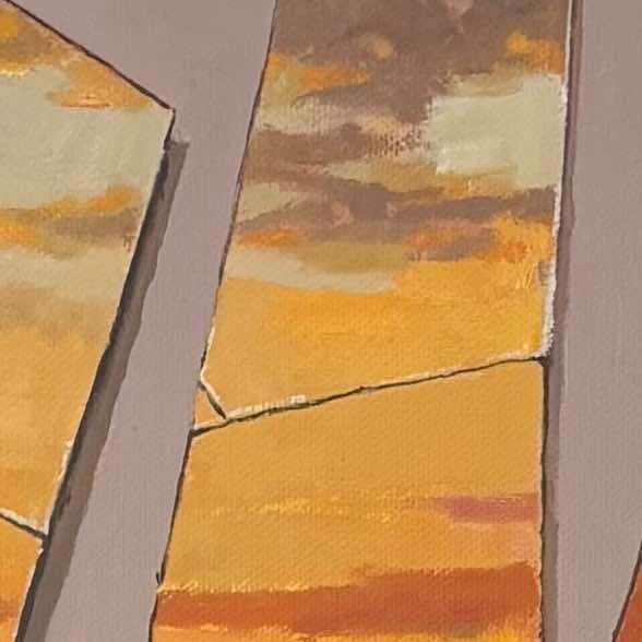 Eden Solis - reflect Life time Sunset, Antiek en Kunst, Kunst | Schilderijen | Modern