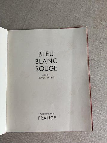 Paul Iribe - Bleu Blanc Rouge - 1932