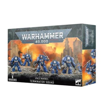Space Marines Terminator Squad (Warhammer Nieuw), Ophalen of Verzenden