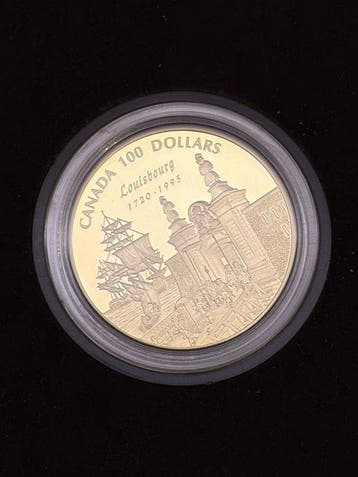 Canada. Elizabeth II. 100 Dollars 1995 Royal Canadian Mint, Postzegels en Munten