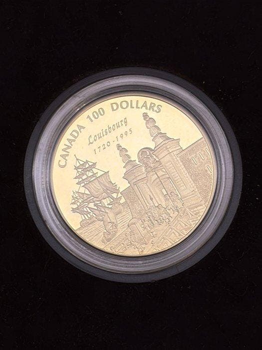Canada. Elizabeth II. 100 Dollars 1995 Royal Canadian Mint, Postzegels en Munten, Munten | Europa | Niet-Euromunten