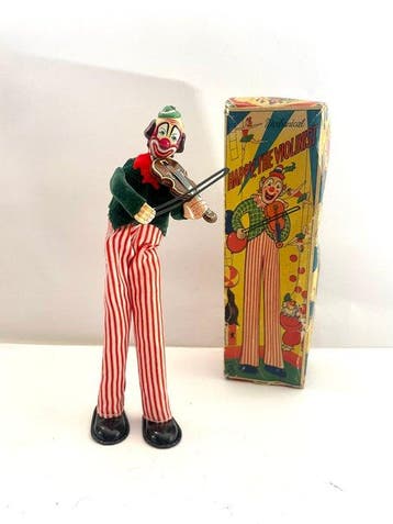 TPS - Jouet en étain - Circus Clown - Happy The Violinist -