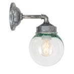 Stal- & Boerderijlampen Ninety Rond Muurlamp Zilver, Verzenden