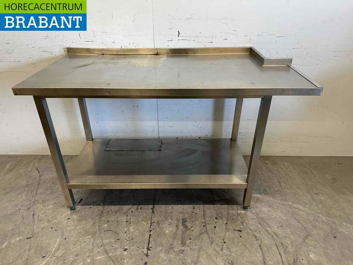 Table de travail en acier inoxydable 145 x 70 x 88 cm Horeca, Zakelijke goederen, Horeca | Overige, Verzenden