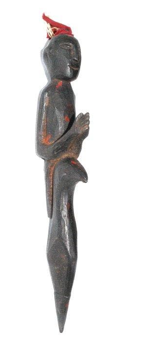 Elegante Phurba Namaste met vogel, sjamaan, 25 cm, ritueel