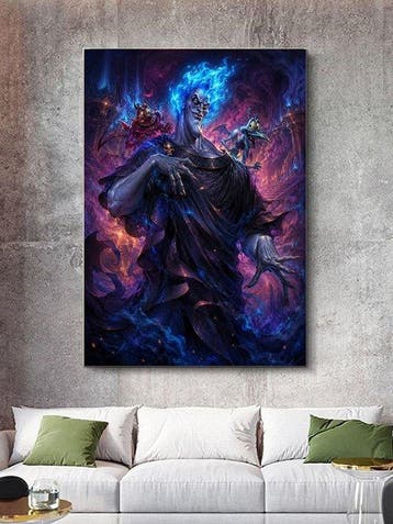 Shayer - Hades – Blue Fire of Olympus - XL - 60x80cm - 1/1