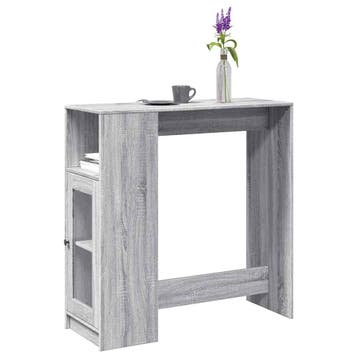 vidaXL Bartafel met rekken 101x40x103,5 cm bewerkt hout, Verzenden