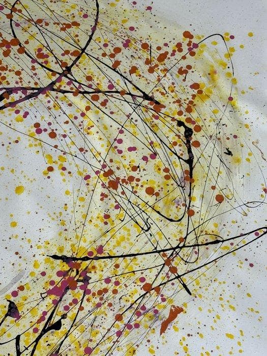 Rozi Dreams - Eclipse de sol XXL, Antiquités & Art, Art | Peinture | Moderne