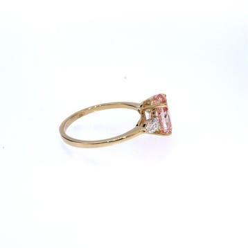 Zonder minimumprijs - Ring - 14 karaat Geel goud - 3.60ct.