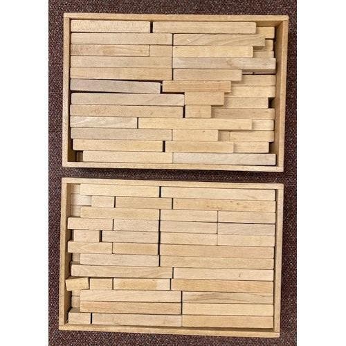 Montessori set blokken 2 bakken, Boeken, Schoolboeken, Verzenden