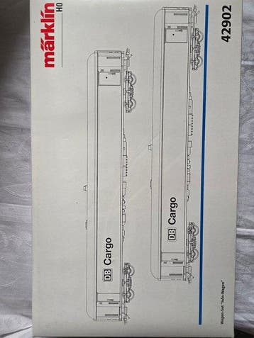 Märklin H0 - 42902, 44533, 44524 - Wagon de marchandises, Hobby en Vrije tijd, Modeltreinen | H0, Nieuw